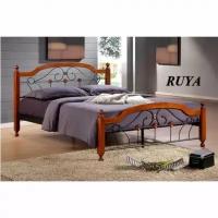 Кровать двуспальная Руя (Ruya) (160х200) Темный орех