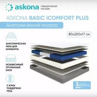 Матрас анатомический Askona (Аскона) Basic i Comfort Plus 80х200