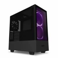 Корпус ATX NZXT H510 Elite black matte, без БП, закаленное стекло, fan 2x140mm RGB, LED-подсветка, 2xUSB 3.1 (Type-A/Type-С), audio