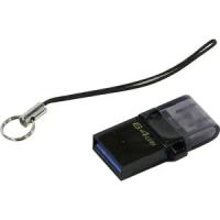 Флешка KINGSTON DataTraveler microDuo3 G2 DTDUO3G2/64GB 64 Гб Black