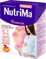 Молочная смесь для беременных женщин и кормящих мам NUTRIMA (НутриМа) Фемилак со вкусом манго, 350 гр