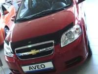 Дефлектор капота SIM для Chevrolet Aveo T250 рестайлинг [седан, 2006-2011] (NLDSCHAVE0312)