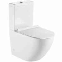 Чаша унитаза безободкового BelBagno Amanda, P-trap, BB051CPR