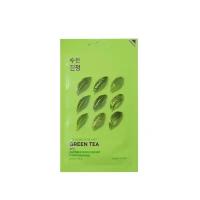 Противовоспалительная тканевая маска Pure Essence Mask Sheet Green Tea, зеленый чай