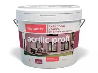 Краска Bayramix Acrilic Profi 16 л Белый - база А