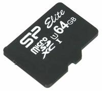 Карта памяти MicroSDXC 64Gb Silicon Power SP064GbSTXBU1V10 Class 10 w/o adapter