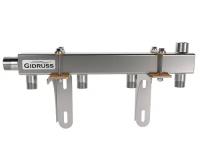 Распределительный коллектор Gidruss DMSS-20-15x4, 4 контура