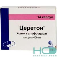 Улучшающие работу мозга ФармФирма Сотекс Церетон капс 400 мг №14