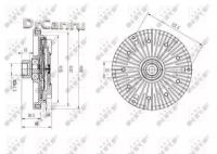 NRF Муфта вентилятора
