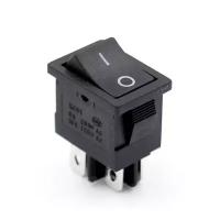 Переключатель 4 контакта 6А 220V черный