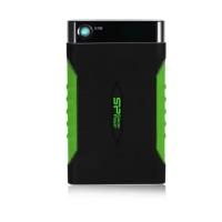 Внешний HDD Silicon Power 1Tb Armor A15 Black/Green (SP010TBPHDA15S3K)