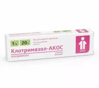 Клотримазол-акос мазь для наружного применения 1 % 20 г 1 шт