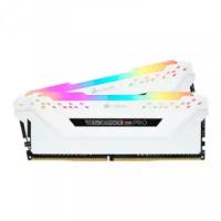 Модуль памяти DIMM DDR4 32768Mb, 3200Mhz, (2х16384), Corsair Vengeance RGB PRO #CMW32GX4M2C3200C16W