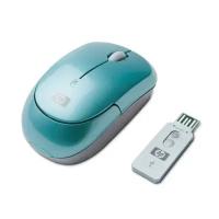 Мышь беспров. HP Wireless Laser Mini Mouse, Blue, USB (KS736AA)