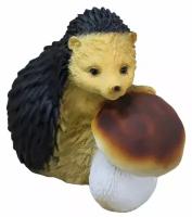 Фигура садовая «Ёжик с грибом»