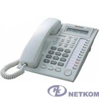 Panasonic KX-AT7730RU (PP) (белый) Системный телефон с дисплеем и спикерфоном (12 кнопок)