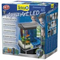 Tetra AquaArt Goldfish LED Аквариум 30 л серый