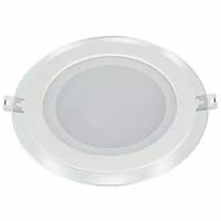 Светильники Downlight Встраиваемый потолочный светодиодный светильник DLKR160 12W 4200K белый Elektrostandard