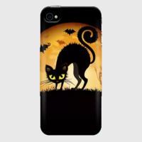 Чехол для iPhone 4/4s Black Cat