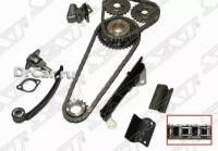 SAT Комплект цепи ГРМ NISSAN GA15-16DE 90-99