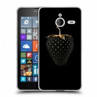 Дизайнерский пластиковый чехол для Microsoft Lumia 640 XL Темная клубничка