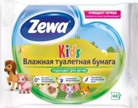 Zewa kids бумага туалетная влажная детская 42 шт