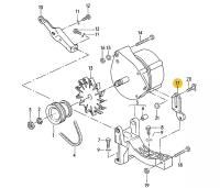 Кронштейн генератора VAG 068903251P