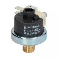 Прессостат 15A 250V, 0.5-1.2 Bar, 1/4", ø 6.35мм,01344035