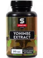 Повышение тестостерона, либидо и гормона роста Sportline Nutrition Yohimbe Extract 90 капс