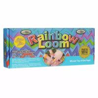 Набор для плетения браслетов "Rainbow Loom" Станок, мини-станок, 600 резиночек, крючок, клипсы