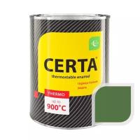 Certa Эмаль термостойкая CERTA до 500С 0,8кг Зеленая