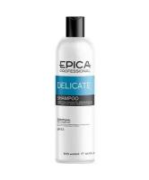 Epica Professional Delicate Shampoo - Бессульфатный шампунь для деликатного очищения с гиалуроновой кислотой 1000 мл