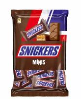 Шоколадный батончик Snickers Minis, 180 г