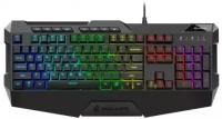 Игровая клавиатура Sharkoon Skiller SGK4 (резиновые колпачки, RGB подсветка, USB)