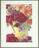 Набор для вышивания крестом Thea Gouverneur "Букет роз", 24*34 см