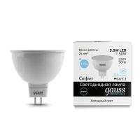 Светодиодная лампа Gauss 13536 LED Elementary MR16 GU5.3 5.5W 6500К