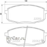 BREMBO Колодки тормозные передние KIA CERATO 09-