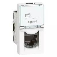 Legrand Mosaic Розетка RJ45 UTP кат6 1мод. бел