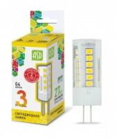 Лампа сд LED-JC-std 3Вт 12В G4 3000К 270Лм ASD