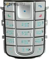 Клавиатура русская для Nokia 6230 серебристый
