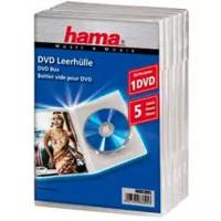 Коробка HAMA на 1CD/DVD H-83895 Jewel Case прозрачный (упак.:5шт)