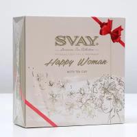 Чай черный, зеленый Svay Happy Woman 24 пирамидки