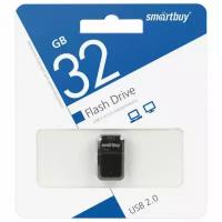 SmartBuy Флеш-диск 32 GB, SMARTBUY Art, USB 2.0, черный, SB32GBAK (3 штуки)