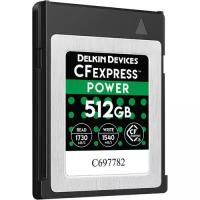 Флэш-память Delkin Devices Карта памяти Delkin Devices Power CFexpress 512GB (DCFX1-512)