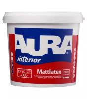 Краска акриловая Aura Interior Mattlatex моющаяся белая основа А 2,7 л