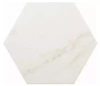 Керамогранитная плитка EQUIPE CARRARA Hexagon Matt (175х200) белая (кв.м.)