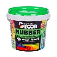 Резиновая Краска Super Decor Rubber 1кг №17 Небесный для Кровли, Оцинковки, Металлоконструкций, Цоколей, Фасадов из Дерева