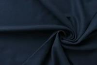 Ткань костюмная шерсть темно-синего цвета