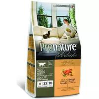 Сухой корм PRONATURE Holistic для кошек, беззерновой, утка с апельсином 340 гp