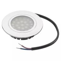 GLS Точечный встраиваемый светодиодный светильник LED Polo 4W, 220V, хром, нейтральный белый